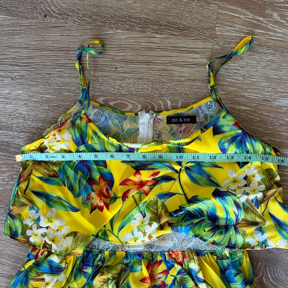 DO+BE Multicolor & Lace dress women’s medium like new - Picture 9 of 10